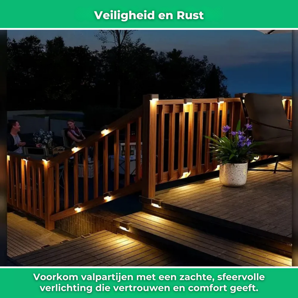 GardenGlow — Automatische en Waterdichte Verlichting (10-delige set)