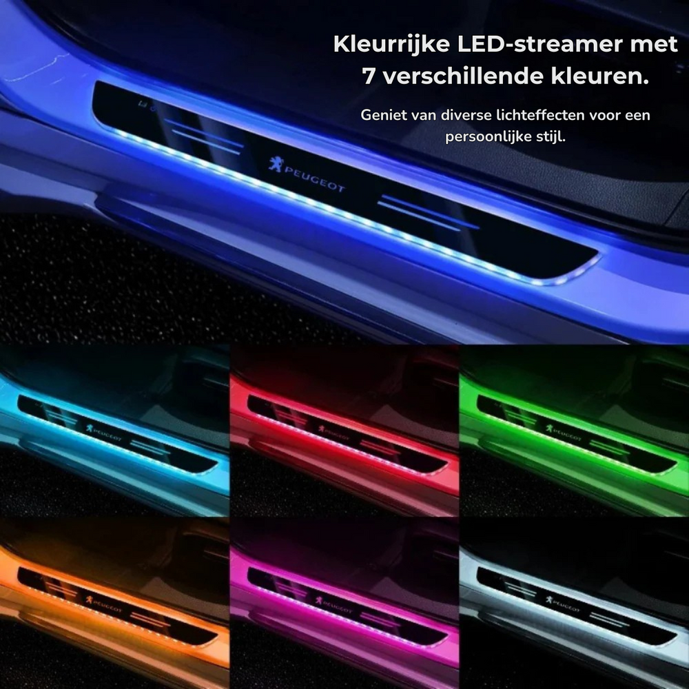 CarGlow – LED Deurdrempels (Set van 2 stuks)