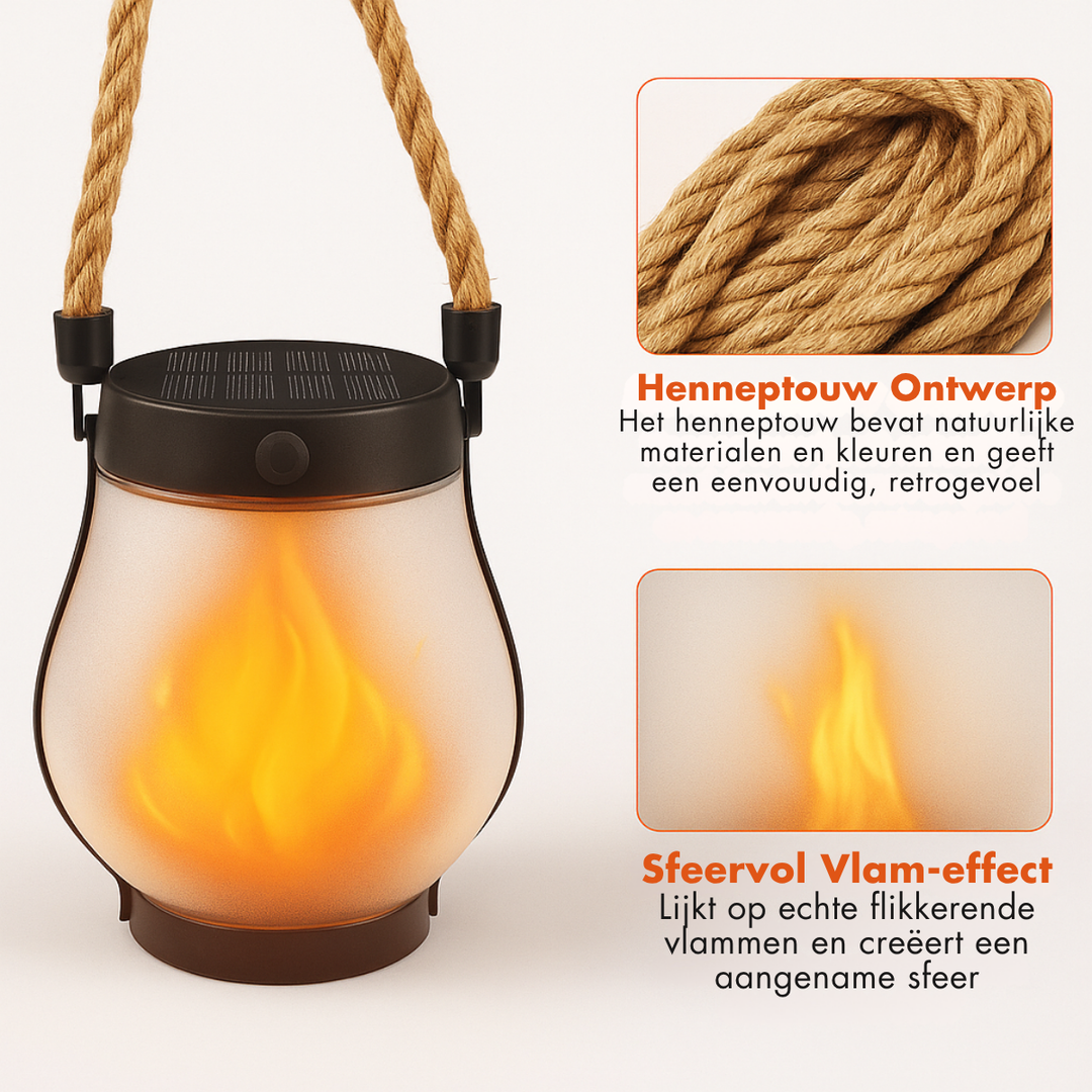 Dancing Flame — De Magische Tuinlantaarn