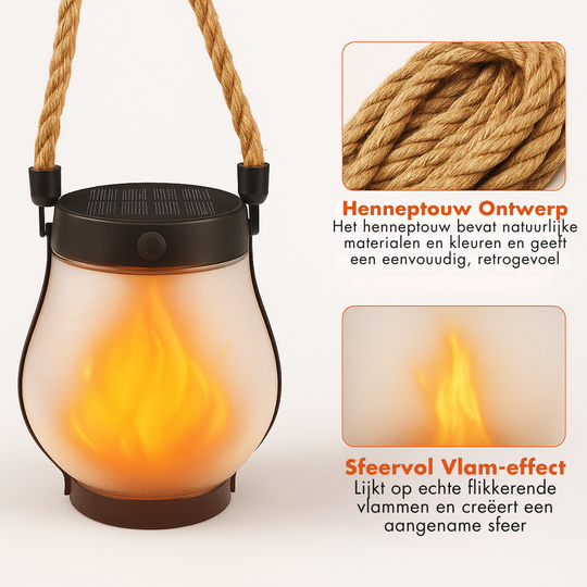 Dancing Flame — De Magische Tuinlantaarn