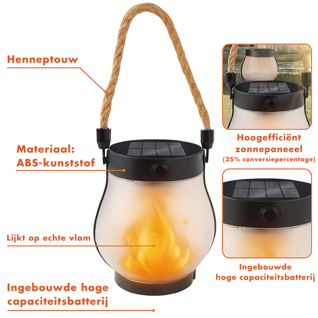 Dancing Flame — De Magische Tuinlantaarn