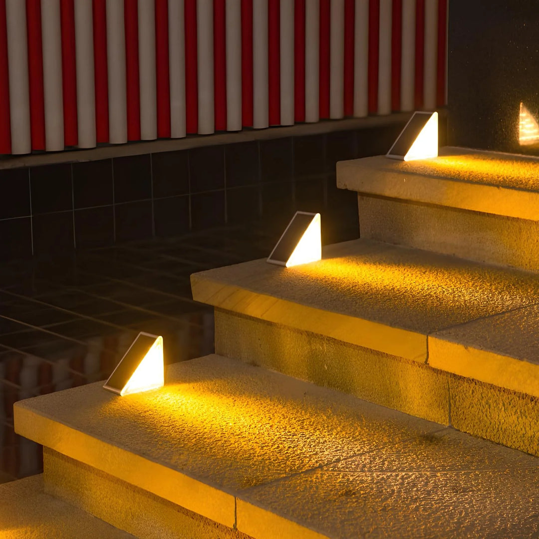 Trapverlichting op zonne-energie