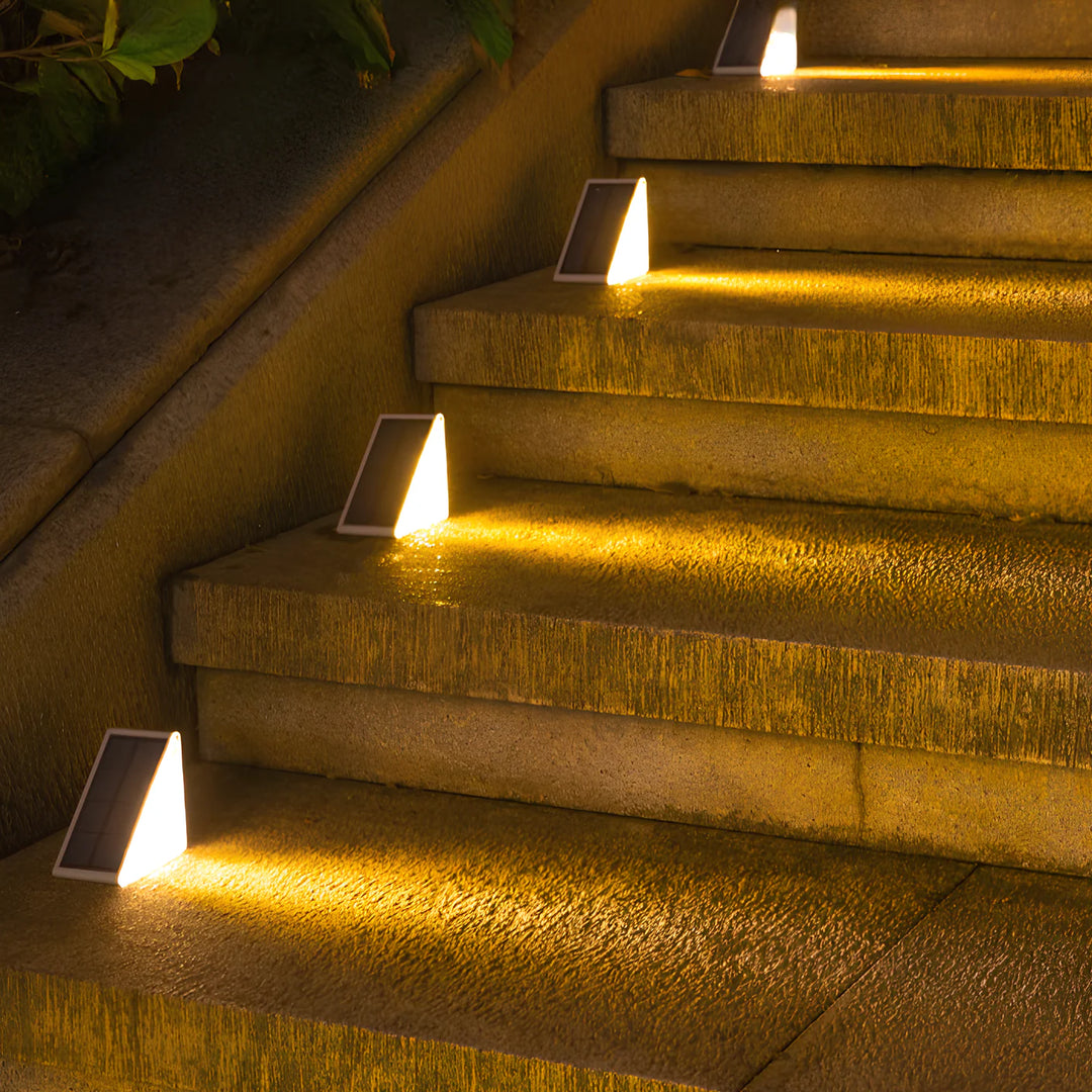 Trapverlichting op zonne-energie