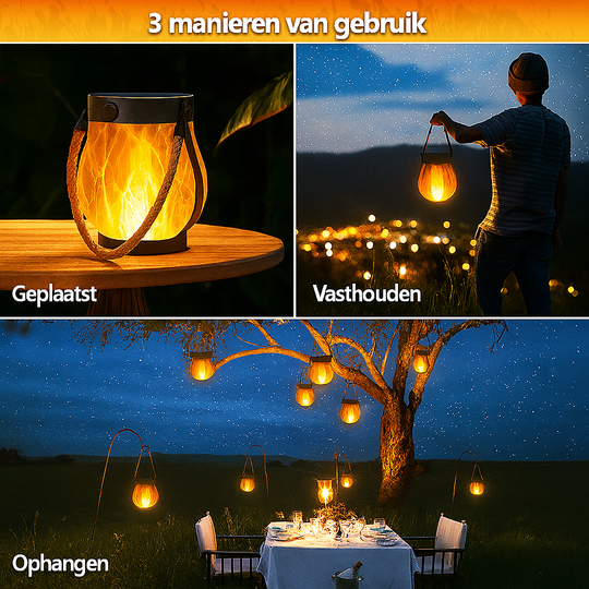 Dancing Flame — De Magische Tuinlantaarn