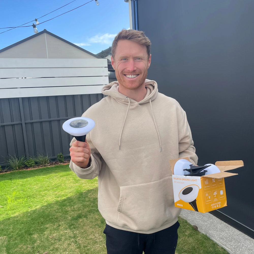 GlowPath — Solar Grondlamp (4-delige set)