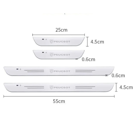 CarGlow – LED Deurdrempels (Set van 2 stuks)