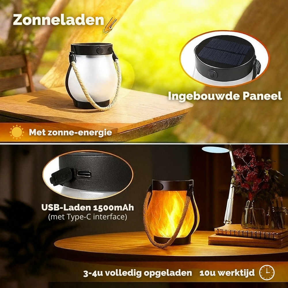 Dancing Flame — De Magische Tuinlantaarn