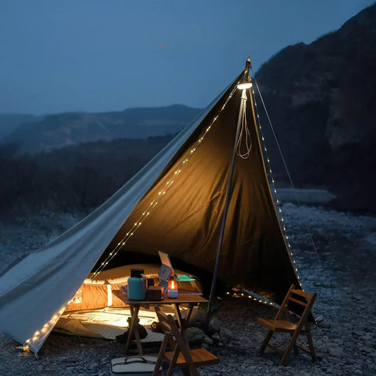 CampGlow — 4‑in‑1 Kampeerlantaarn