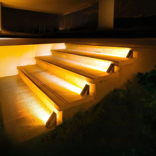 Trapverlichting op zonne-energie