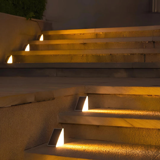 Trapverlichting op zonne-energie