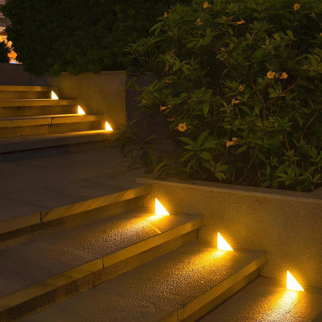Trapverlichting op zonne-energie